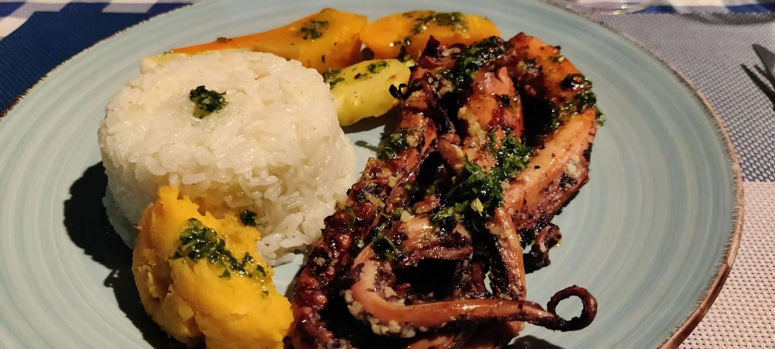 Grilled octopus