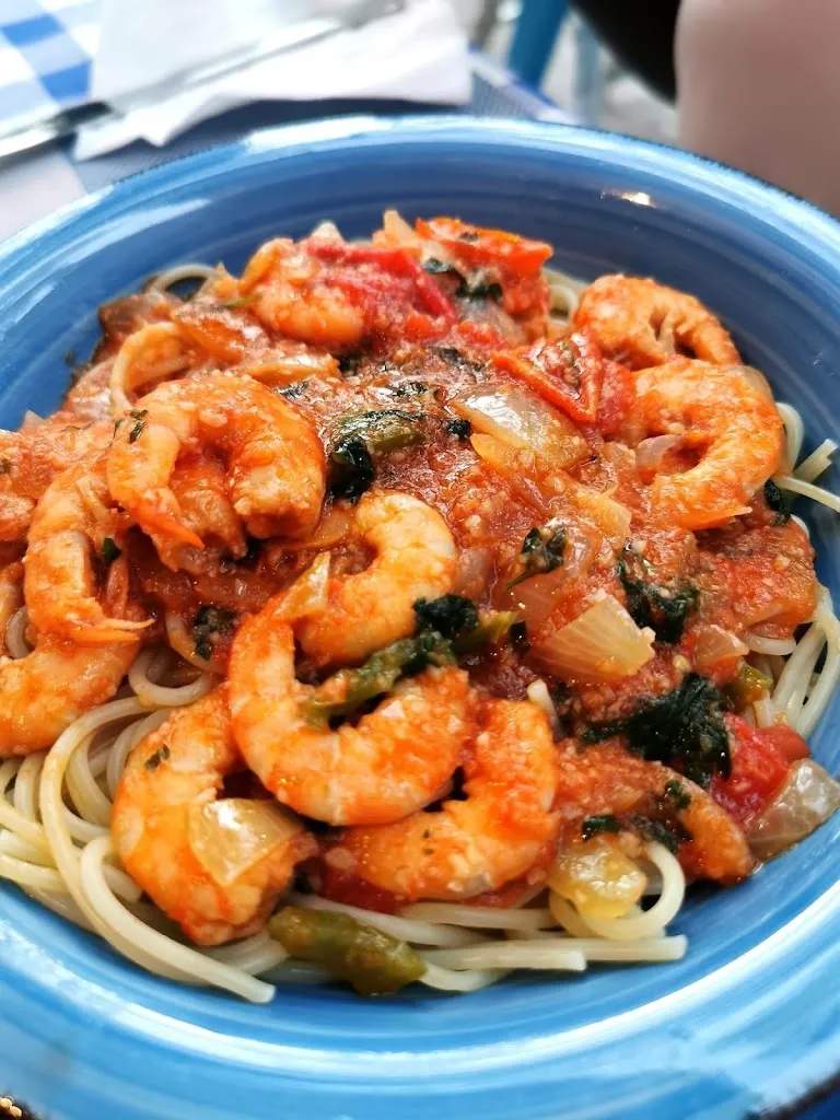 Shrimps and pasta